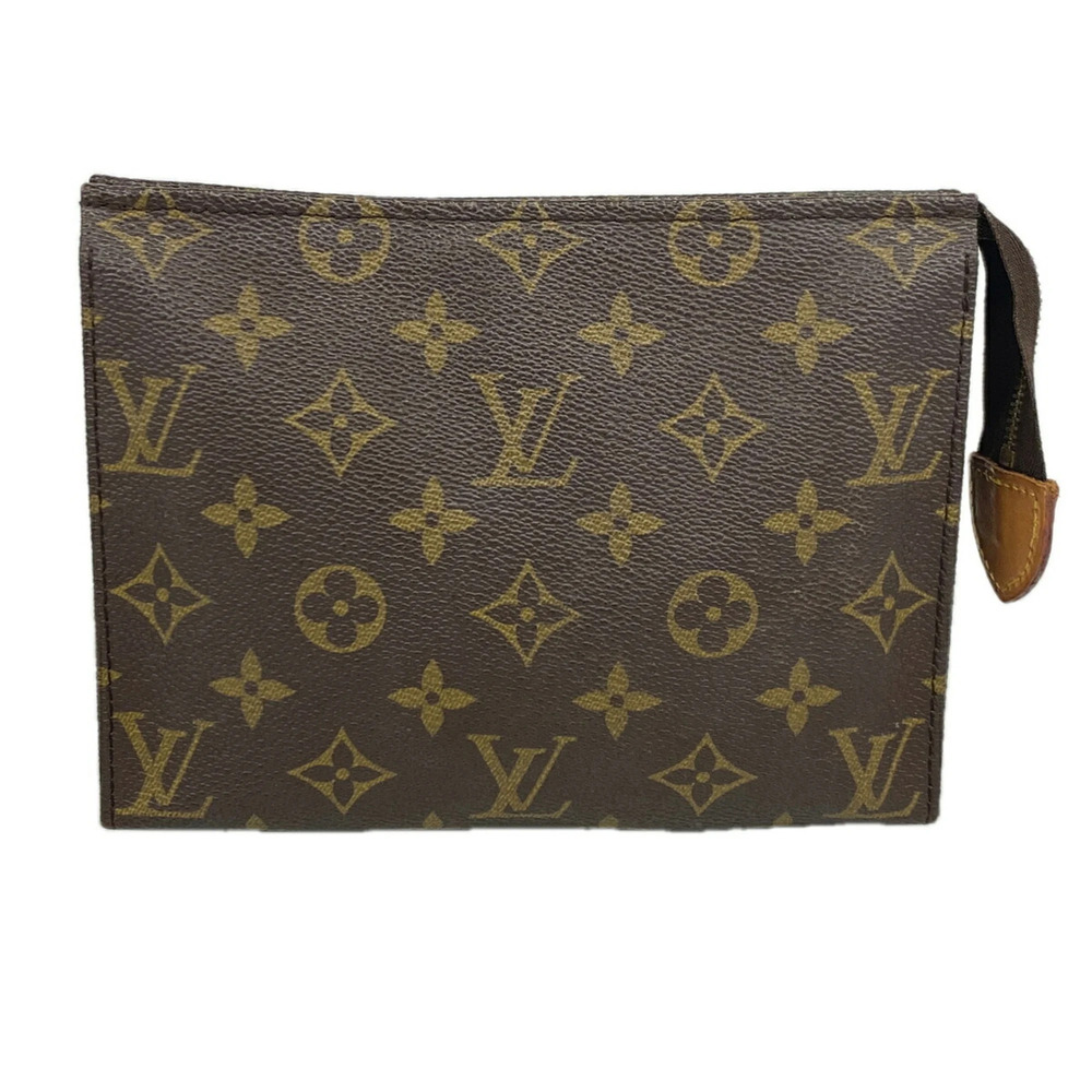 Louis Vuitton Bag/Pouch Monogram Pochette Toilette 19 M47544 Brown Women's P3...